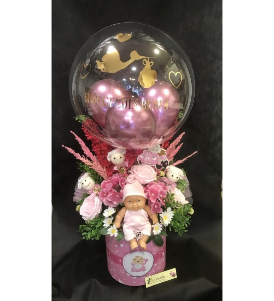 BALON & KIZ BEBEK KUTU